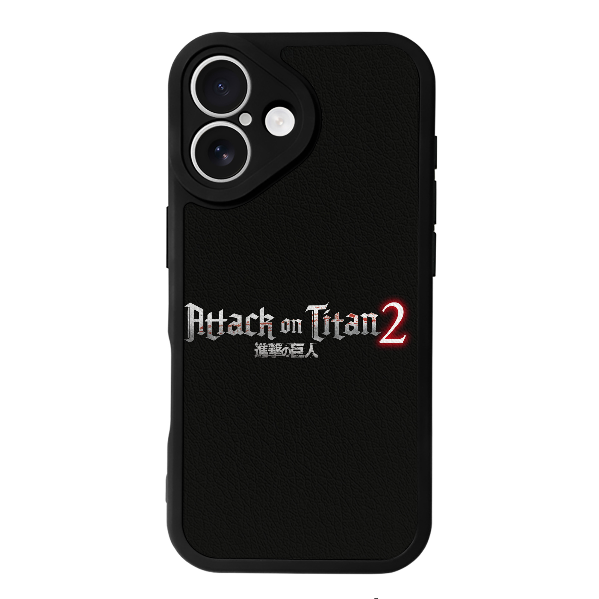 （画像用） 進撃の巨人 Attack on Titan 【iPhone 16シリーズ対応】シリコンスマホケース（レザー調） 材質：シリコン